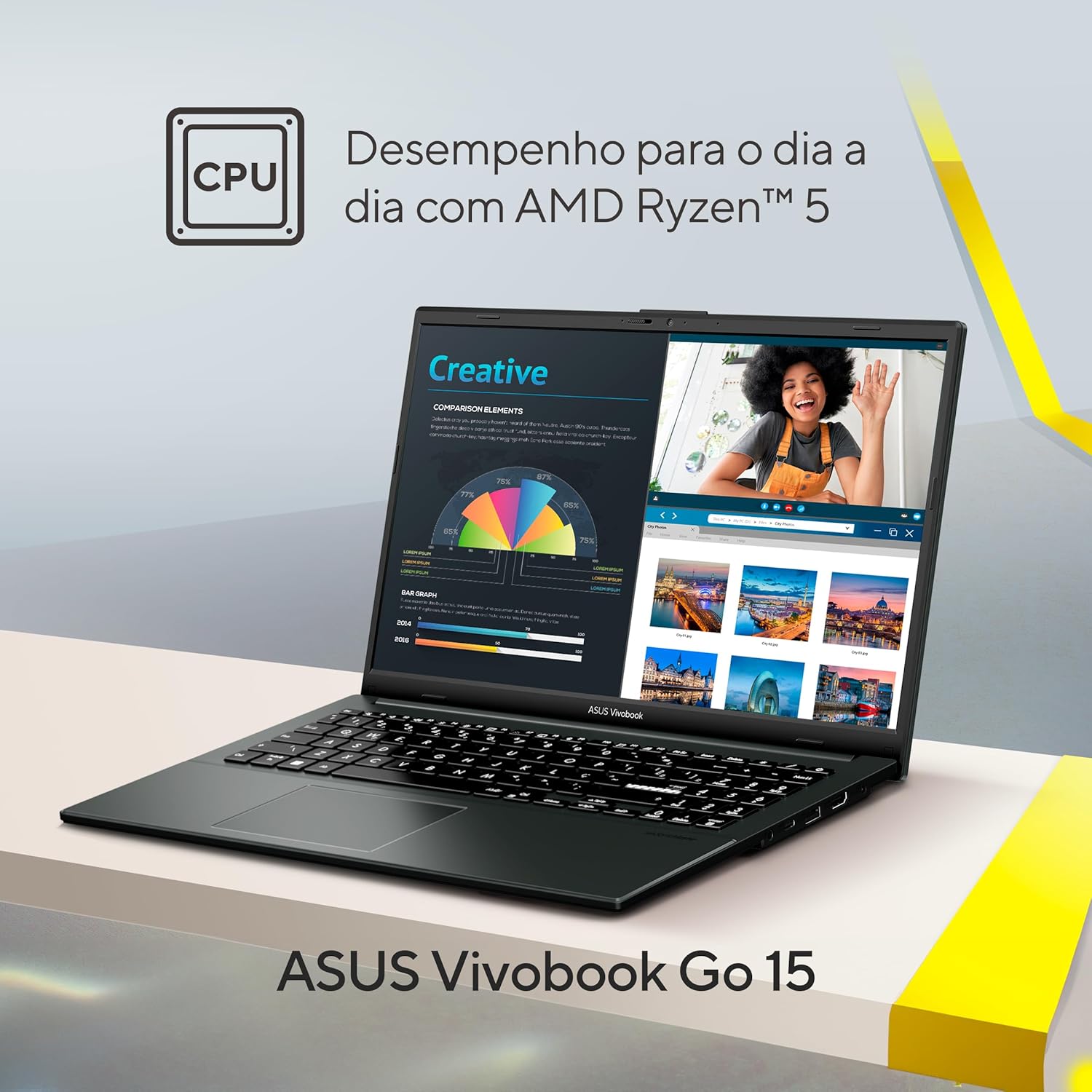 O Notebook ASUS VivoBook Go 15